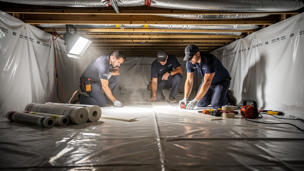 Professional crawl space encapsulation in Raleigh NC